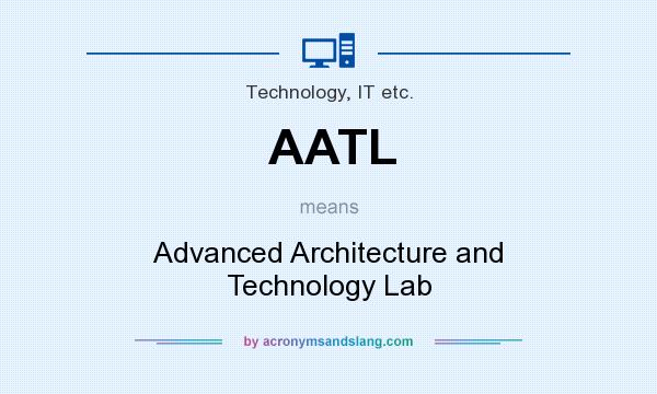 What does AATL mean? It stands for Advanced Architecture and Technology Lab