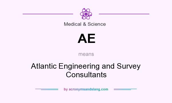 What does AE mean? It stands for Atlantic Engineering and Survey Consultants