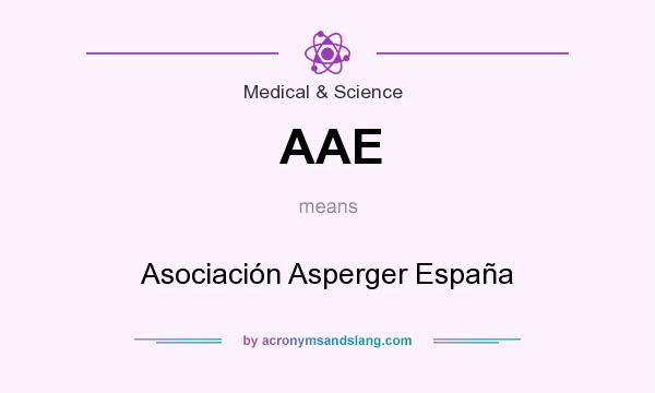 What does AAE mean? It stands for Asociación Asperger España