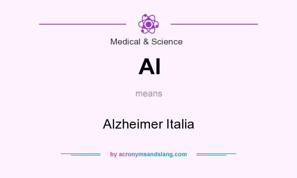 What does AI mean? It stands for Alzheimer Italia