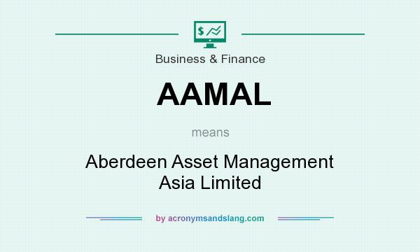 What does AAMAL mean? It stands for Aberdeen Asset Management Asia Limited