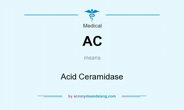 What does AC mean? It stands for Acid Ceramidase