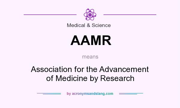 What does AAMR mean? It stands for Association for the Advancement of Medicine by Research
