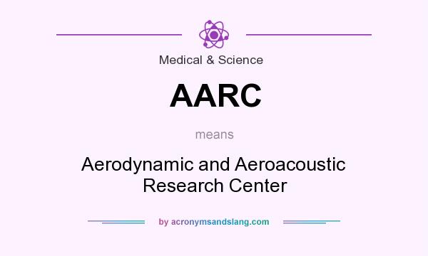 What does AARC mean? It stands for Aerodynamic and Aeroacoustic Research Center