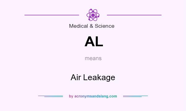 What does AL mean? It stands for Air Leakage