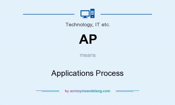 What does AP mean? It stands for Applications Process
