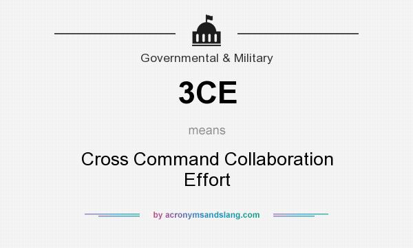 What does 3CE mean? It stands for Cross Command Collaboration Effort