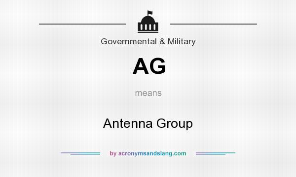 What does AG mean? It stands for Antenna Group
