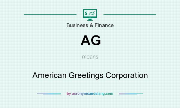 What does AG mean? It stands for American Greetings Corporation
