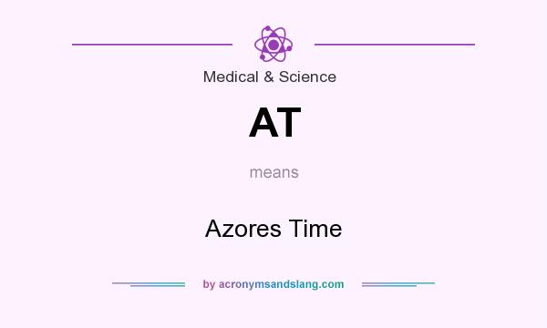 What does AT mean? It stands for Azores Time