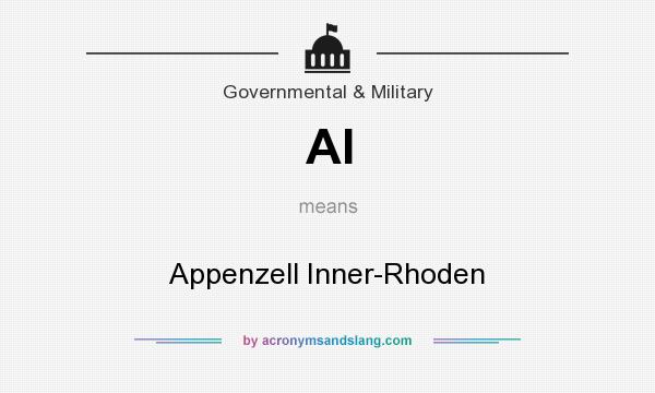 What does AI mean? It stands for Appenzell Inner-Rhoden