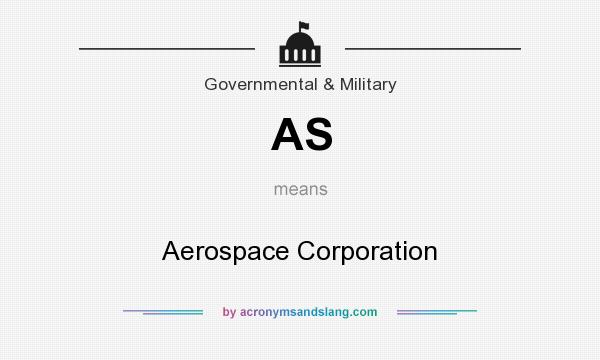 What does AS mean? It stands for Aerospace Corporation