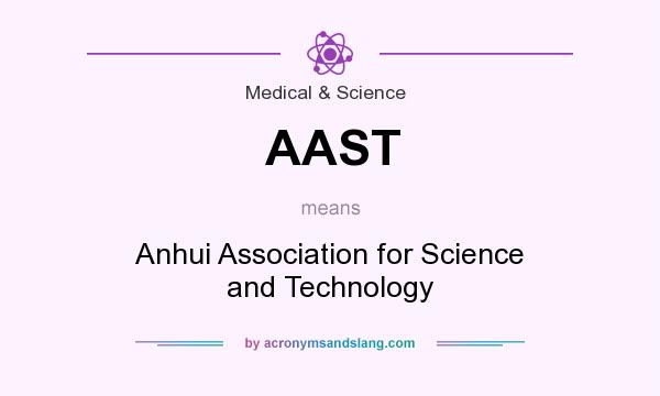 What does AAST mean? It stands for Anhui Association for Science and Technology