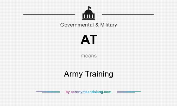 What does AT mean? It stands for Army Training