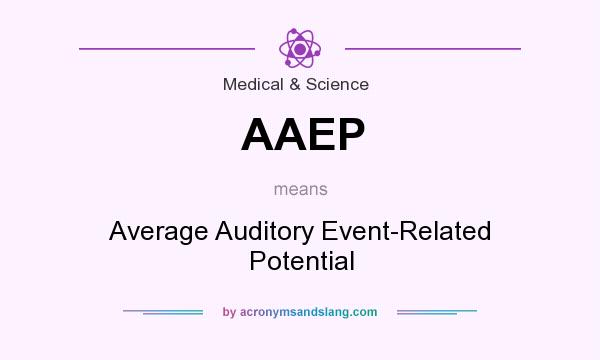 What does AAEP mean? It stands for Average Auditory Event-Related Potential