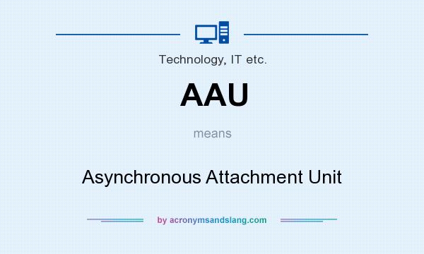 What does AAU mean? It stands for Asynchronous Attachment Unit