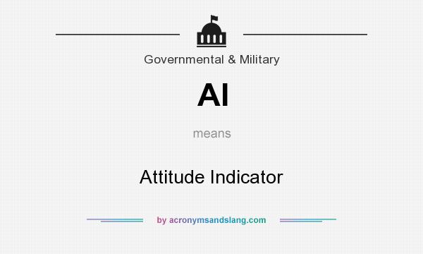 What does AI mean? It stands for Attitude Indicator