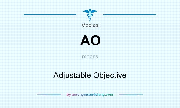 What does AO mean? It stands for Adjustable Objective