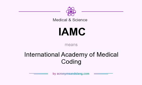 What does IAMC mean? It stands for International Academy of Medical Coding