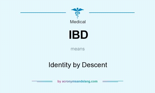 What does IBD mean? It stands for Identity by Descent