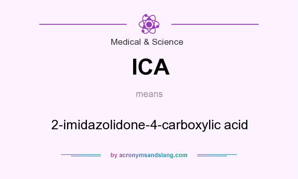 What does ICA mean? It stands for 2-imidazolidone-4-carboxylic acid