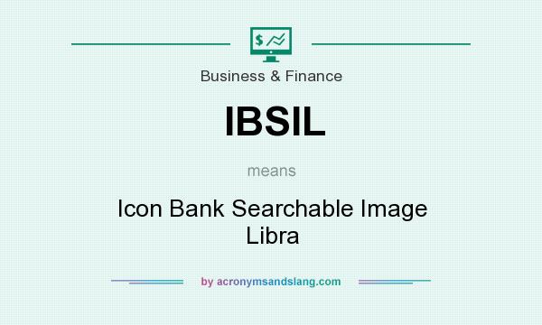 What does IBSIL mean? It stands for Icon Bank Searchable Image Libra