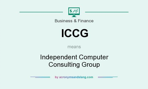 What does ICCG mean? It stands for Independent Computer Consulting Group