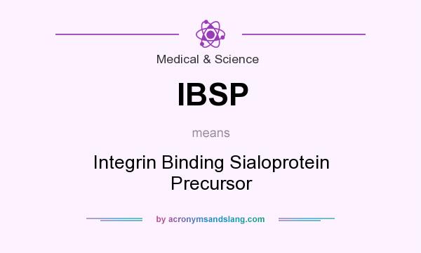 What does IBSP mean? It stands for Integrin Binding Sialoprotein Precursor
