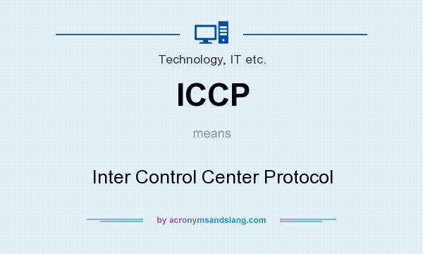 What does ICCP mean? It stands for Inter Control Center Protocol