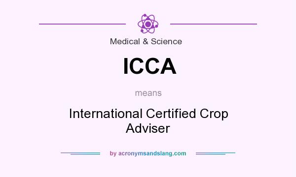 What does ICCA mean? It stands for International Certified Crop Adviser