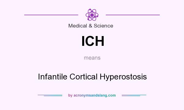 What does ICH mean? It stands for Infantile Cortical Hyperostosis