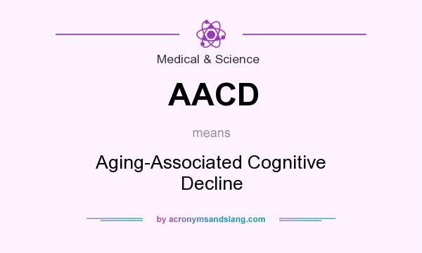 What does AACD mean? It stands for Aging-Associated Cognitive Decline