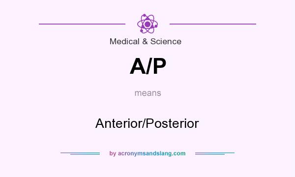 What does A/P mean? It stands for Anterior/Posterior