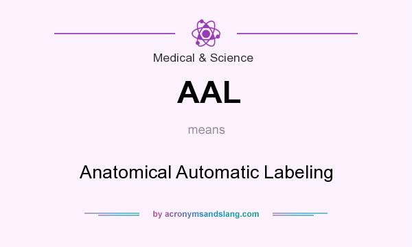 What does AAL mean? It stands for Anatomical Automatic Labeling