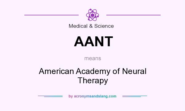 What does AANT mean? It stands for American Academy of Neural Therapy