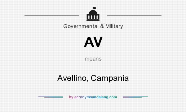 What does AV mean? It stands for Avellino, Campania