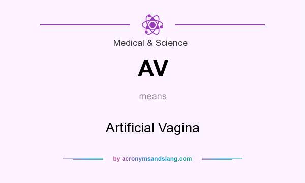 What does AV mean? It stands for Artificial Vagina