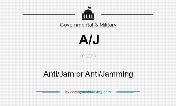 What does A/J mean? It stands for Anti/Jam or Anti/Jamming