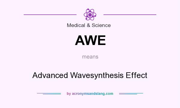 What does AWE mean? It stands for Advanced Wavesynthesis Effect
