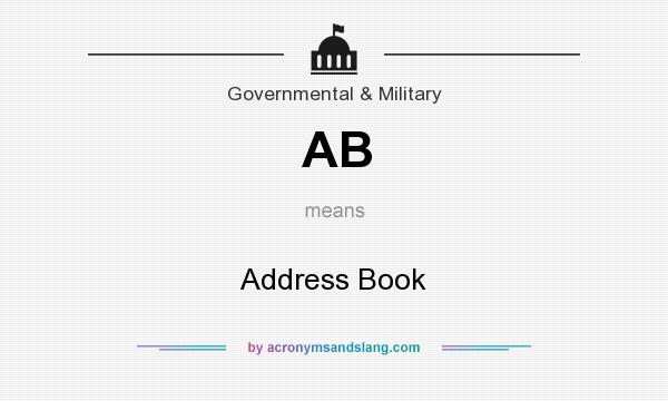 What does AB mean? It stands for Address Book