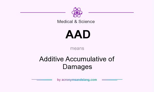 What does AAD mean? It stands for Additive Accumulative of Damages