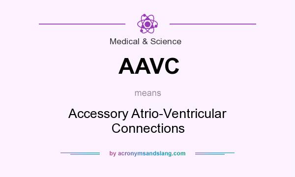 What does AAVC mean? It stands for Accessory Atrio-Ventricular Connections