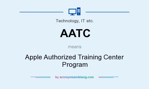 What does AATC mean? It stands for Apple Authorized Training Center Program
