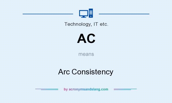 What does AC mean? It stands for Arc Consistency