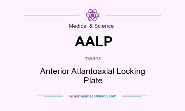 What does AALP mean? It stands for Anterior Atlantoaxial Locking Plate