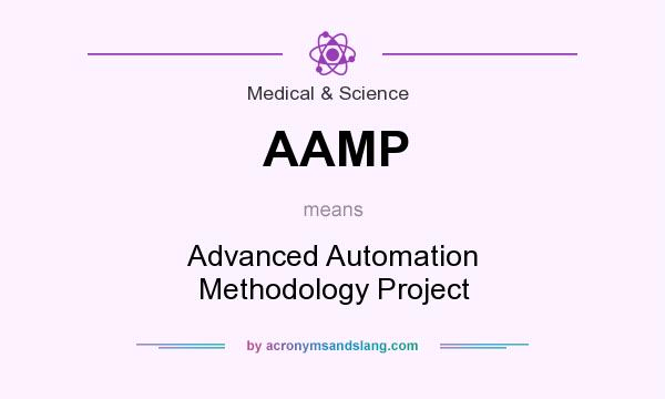 What does AAMP mean? It stands for Advanced Automation Methodology Project