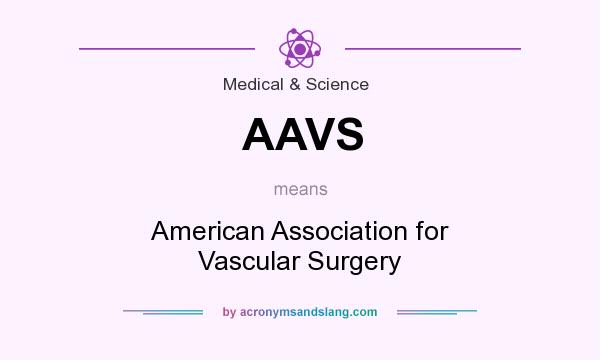 What does AAVS mean? It stands for American Association for Vascular Surgery