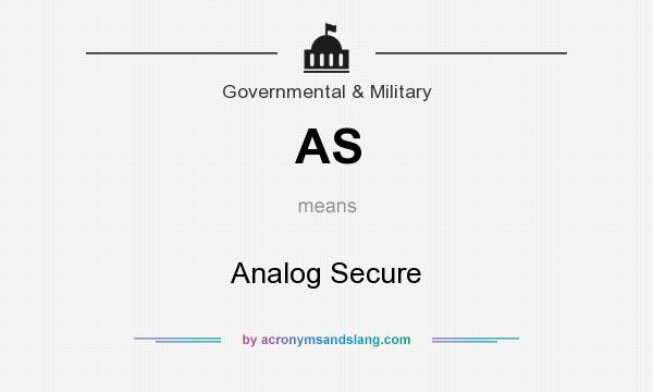 What does AS mean? It stands for Analog Secure