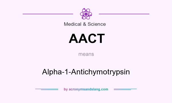 What does AACT mean? It stands for Alpha-1-Antichymotrypsin