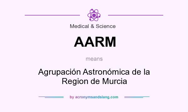What does AARM mean? It stands for Agrupación Astronómica de la Region de Murcia